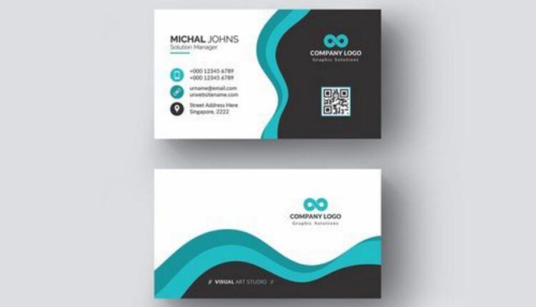 فایل لایه باز طرح ساده کارت ویزیت شرکتی   Business Card