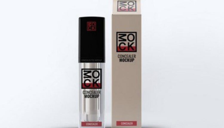 موکاپ بسته بندی شیشه و جعبه عطر   Cosmetic Mock Up