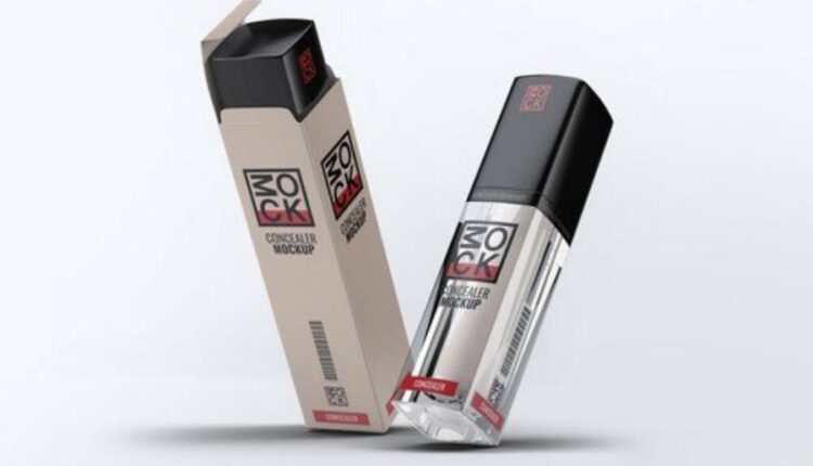 موکاپ بسته بندی شیشه و جعبه عطر   Cosmetic Mock Up