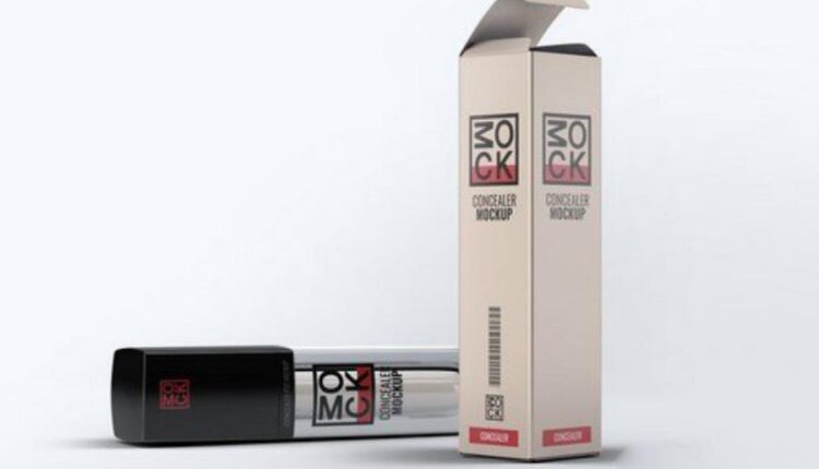موکاپ بسته بندی شیشه و جعبه عطر   Cosmetic Mock Up