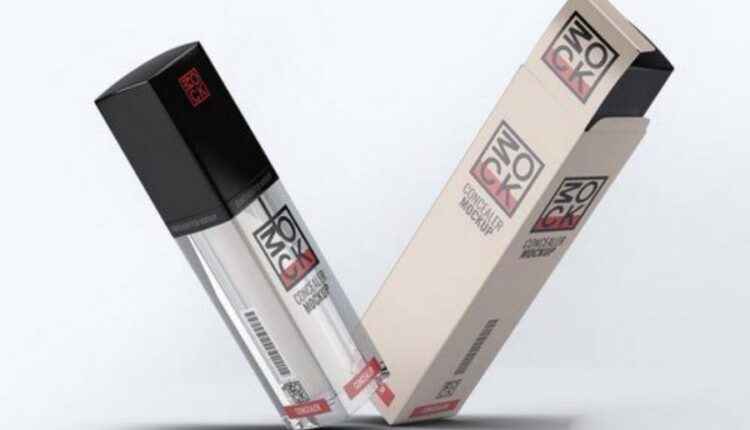 موکاپ بسته بندی شیشه و جعبه عطر   Cosmetic Mock Up