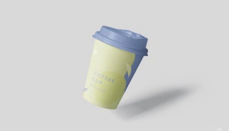 موکاپ لیوان قهوه در سایز کوچک   Coffee Cup Mockup Set