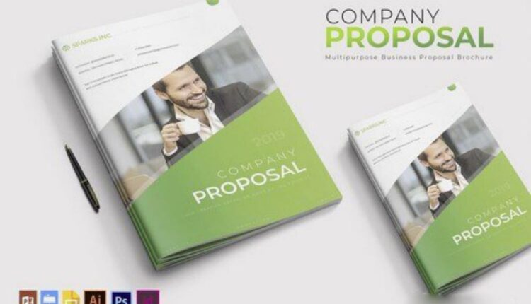 فایل لایه باز نمونه دفترچه ارائه پروژه   Company Proposal