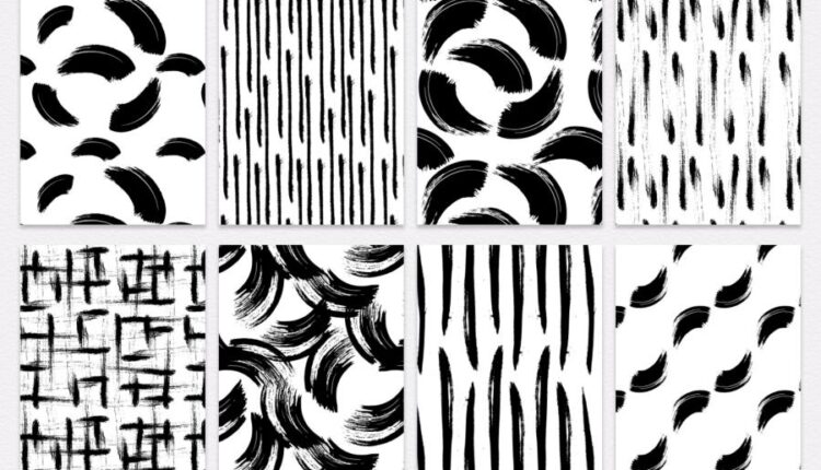 پترن و بافت های تاش های مرکب   Seamless Patterns Splash