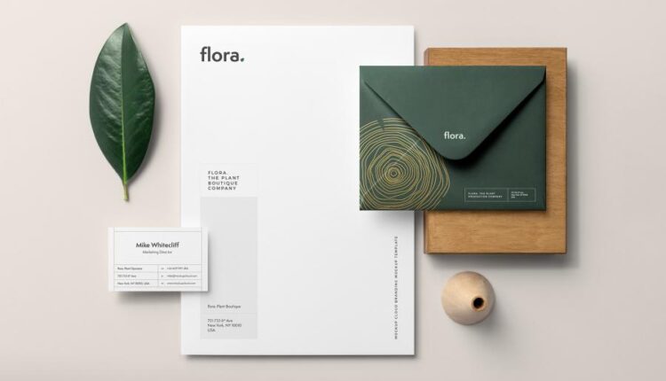 موکاپ برندینگ در فضایی بسیار جذاب   Branding Mockup