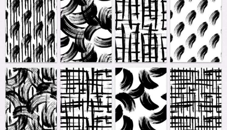 پترن و بافت های تاش های مرکب   Seamless Patterns Splash