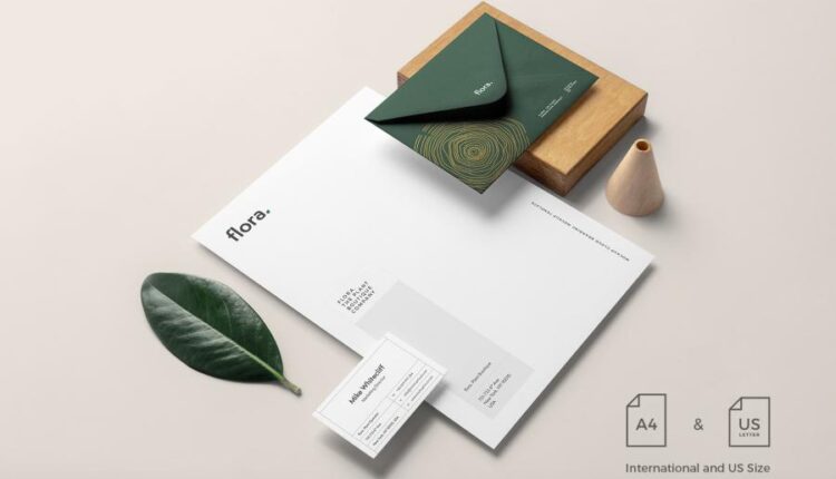 موکاپ برندینگ در فضایی بسیار جذاب   Branding Mockup
