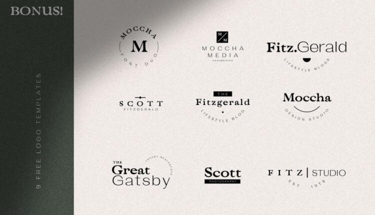 فونت انگلیسی مدرن موکچا   Moccha Font