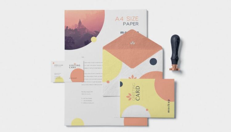 موکاپ ست اداری متنوع   Stationery Design Mockups