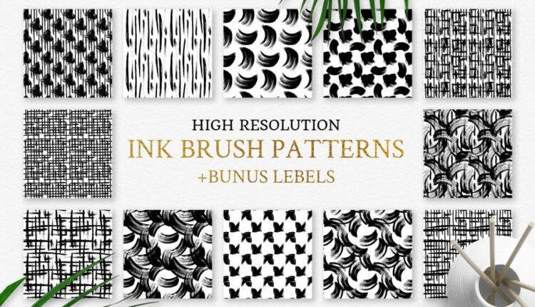 پترن و بافت های تاش های مرکب   Seamless Patterns Splash