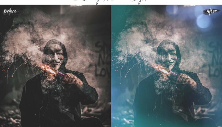 60 افکت تصویری نورانی جشن هالووین   Scary Halloween Effect