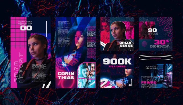 قالب آماده حرفه ای پست و استوری اینستاگرام   Special Instagram