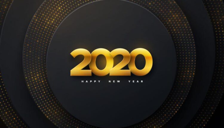 وکتور های بسیار زیبای تبریک سال نو 2020   holiday vector 2020