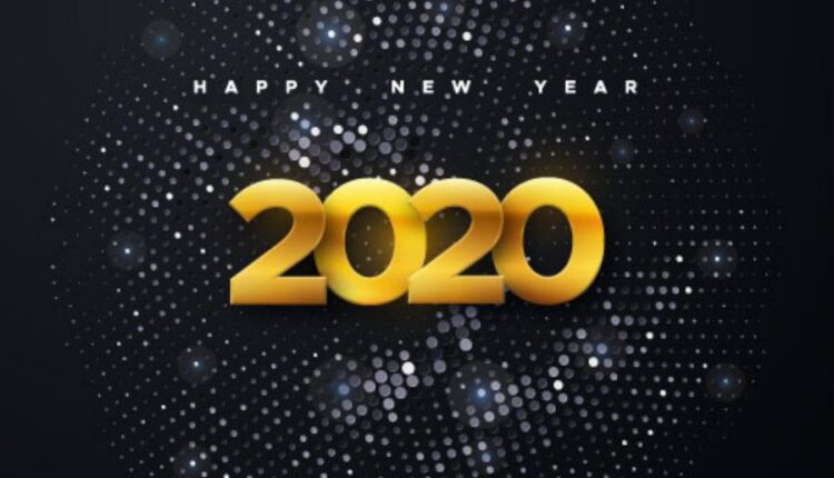وکتور های بسیار زیبای تبریک سال نو 2020   holiday vector 2020