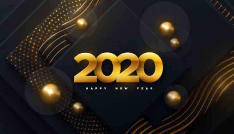 وکتور های بسیار زیبای تبریک سال نو 2020   holiday vector 2020