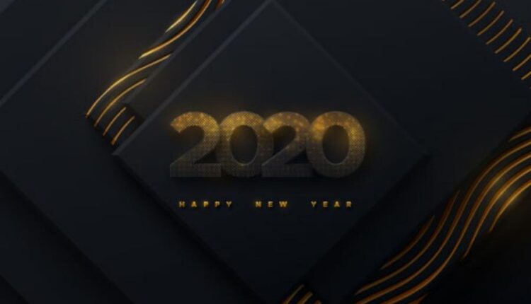 وکتور های بسیار زیبای تبریک سال نو 2020   holiday vector 2020