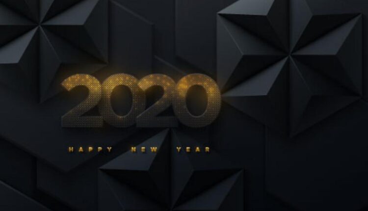 وکتور های بسیار زیبای تبریک سال نو 2020   holiday vector 2020