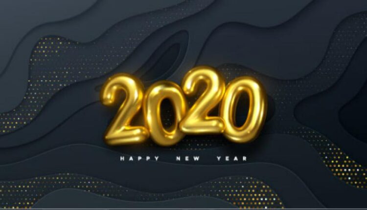 وکتور های بسیار زیبای تبریک سال نو 2020   holiday vector 2020