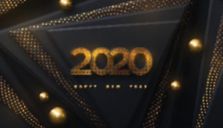 وکتور های بسیار زیبای تبریک سال نو 2020   holiday vector 2020