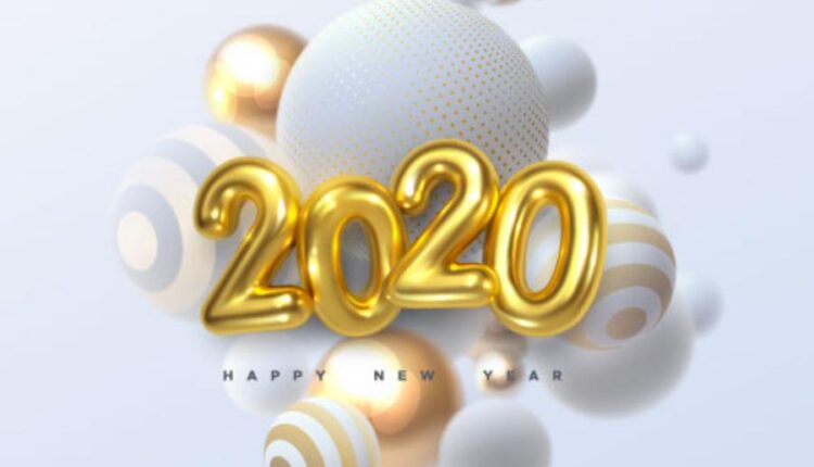 وکتور های بسیار زیبا برای طراحی های سال 2020   Happy New 2020