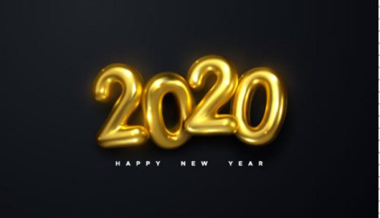 وکتور های بسیار زیبای تبریک سال نو 2020   holiday vector 2020