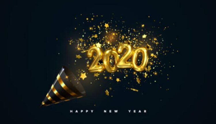 وکتور های بسیار زیبای تبریک سال نو 2020   holiday vector 2020