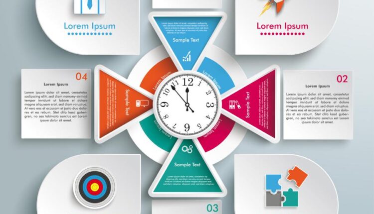 وکتور های کاربردی برای طراحی اینفوگرافیک   Business infographics