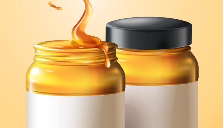 16 وکتور سه بعدی عسل و زنبور عسل   Bee & Honey Vector