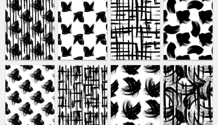 پترن و بافت های تاش های مرکب   Seamless Patterns Splash