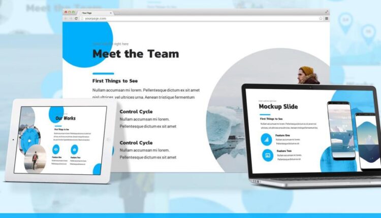اسلاید آماده پاورپوینت با موضوع برف و کوهستان   Snowy Powerpoint