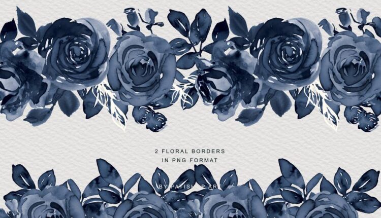 تصاویر png گل های رز آبرنگی   Watercolor Rose Clipart