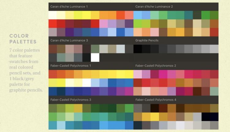 براش مدادی نرم‌افزار Procreate برای آیپد   Procreate Brushes