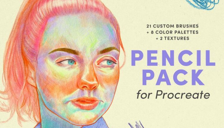 براش مدادی نرم‌افزار Procreate برای آیپد   Procreate Brushes