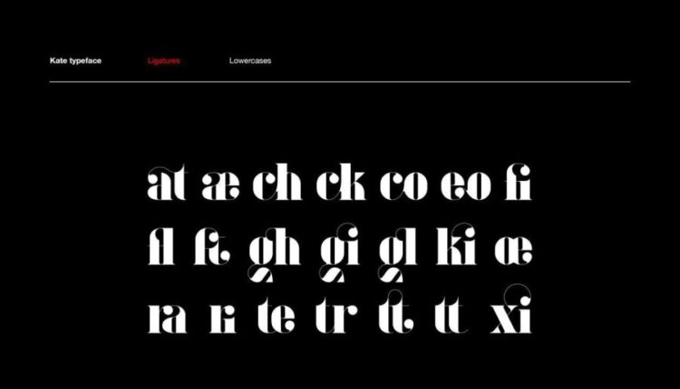 فونت انگلیسی نمایشی کیت   Kate Display Font