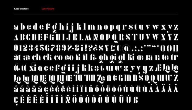 فونت انگلیسی نمایشی کیت   Kate Display Font