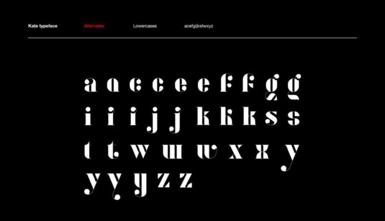 فونت انگلیسی نمایشی کیت   Kate Display Font