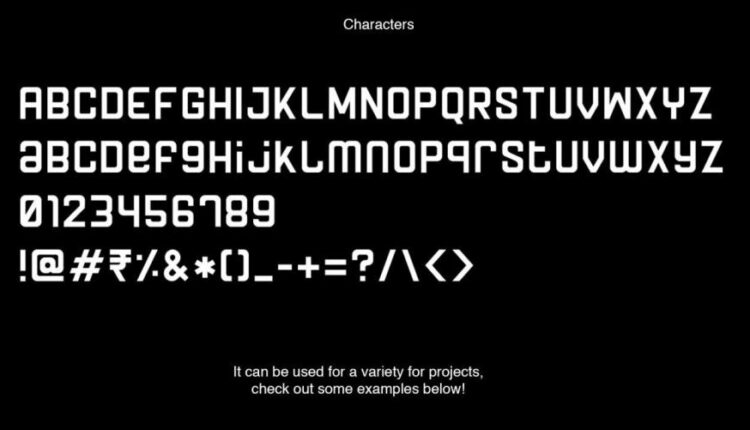 فونت انگلیسی مدرن جامعه   Modern Society Font