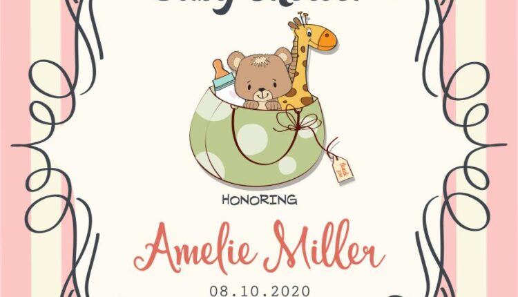 30 وکتور تصویرسازی شده کودکانه برای کارت دعوت   baby toys