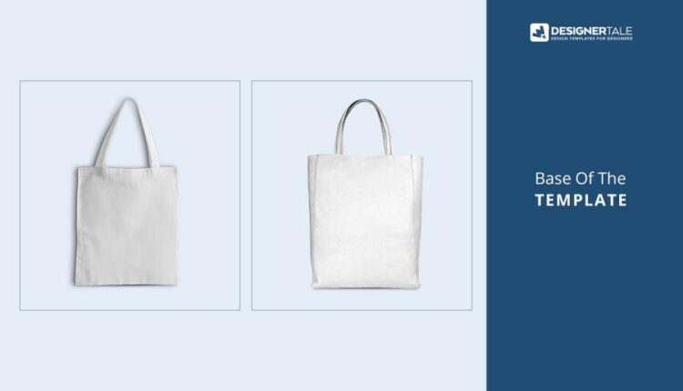 موکاپ کیسه خرید پارچه ای   Tote Bag Mockup