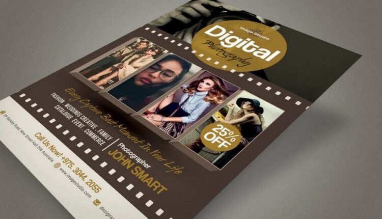 طرح لایه باز تراکت عکاسی   Photography Flyer