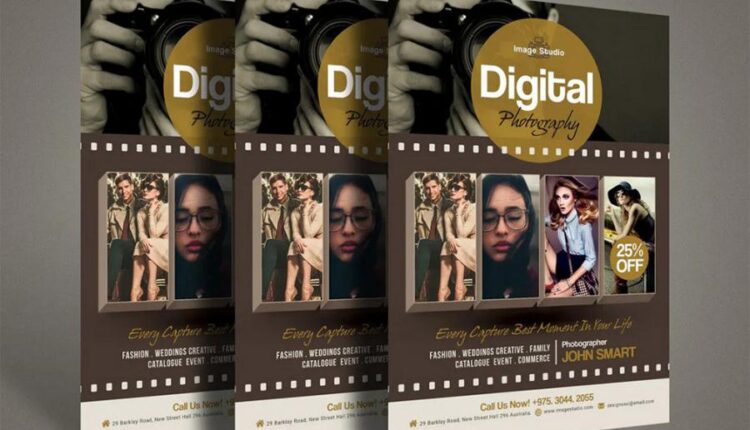 طرح لایه باز تراکت عکاسی   Photography Flyer