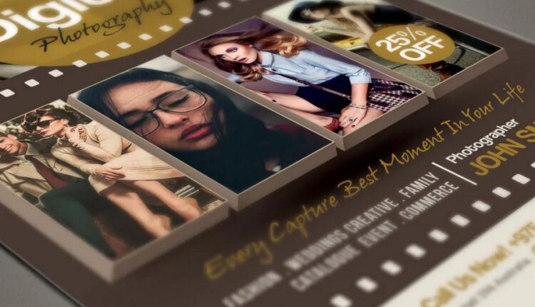 طرح لایه باز تراکت عکاسی   Photography Flyer