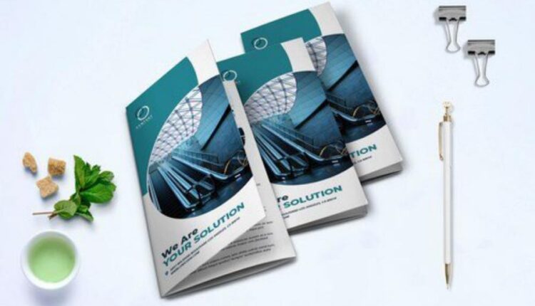 فایل لایه باز بروشور شرکتی   Trifold Business Brochure