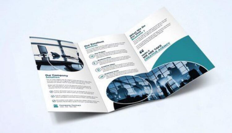 فایل لایه باز بروشور شرکتی   Trifold Business Brochure