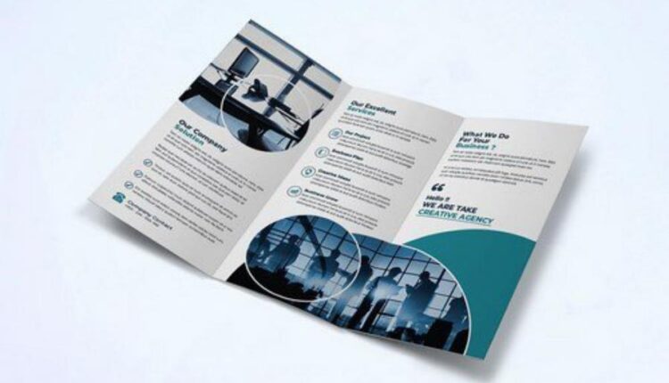 فایل لایه باز بروشور شرکتی   Trifold Business Brochure