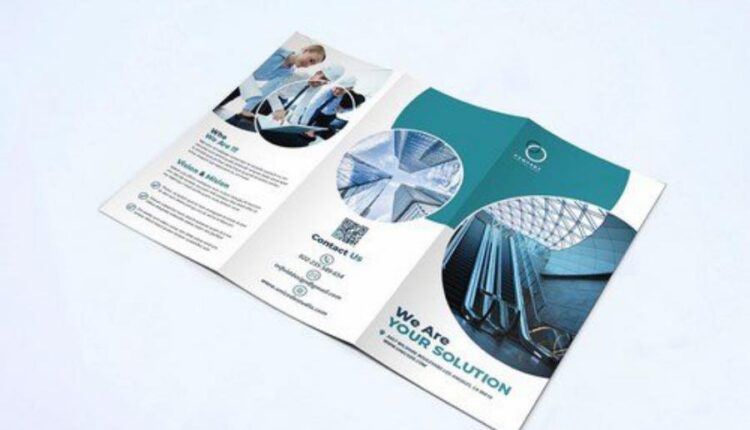 فایل لایه باز بروشور شرکتی   Trifold Business Brochure