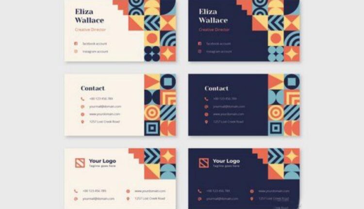 فایل لایه باز کارت ویزیت فانتزی   Business Card