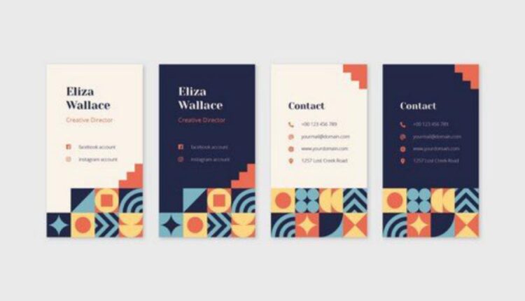 فایل لایه باز کارت ویزیت فانتزی   Business Card