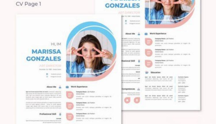 فایل لایه باز طرح رزومه   2 CV Resume