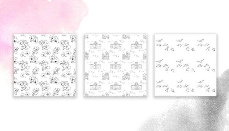 مجموعه کلیپ آرت گل و بوته   La tendresse collection